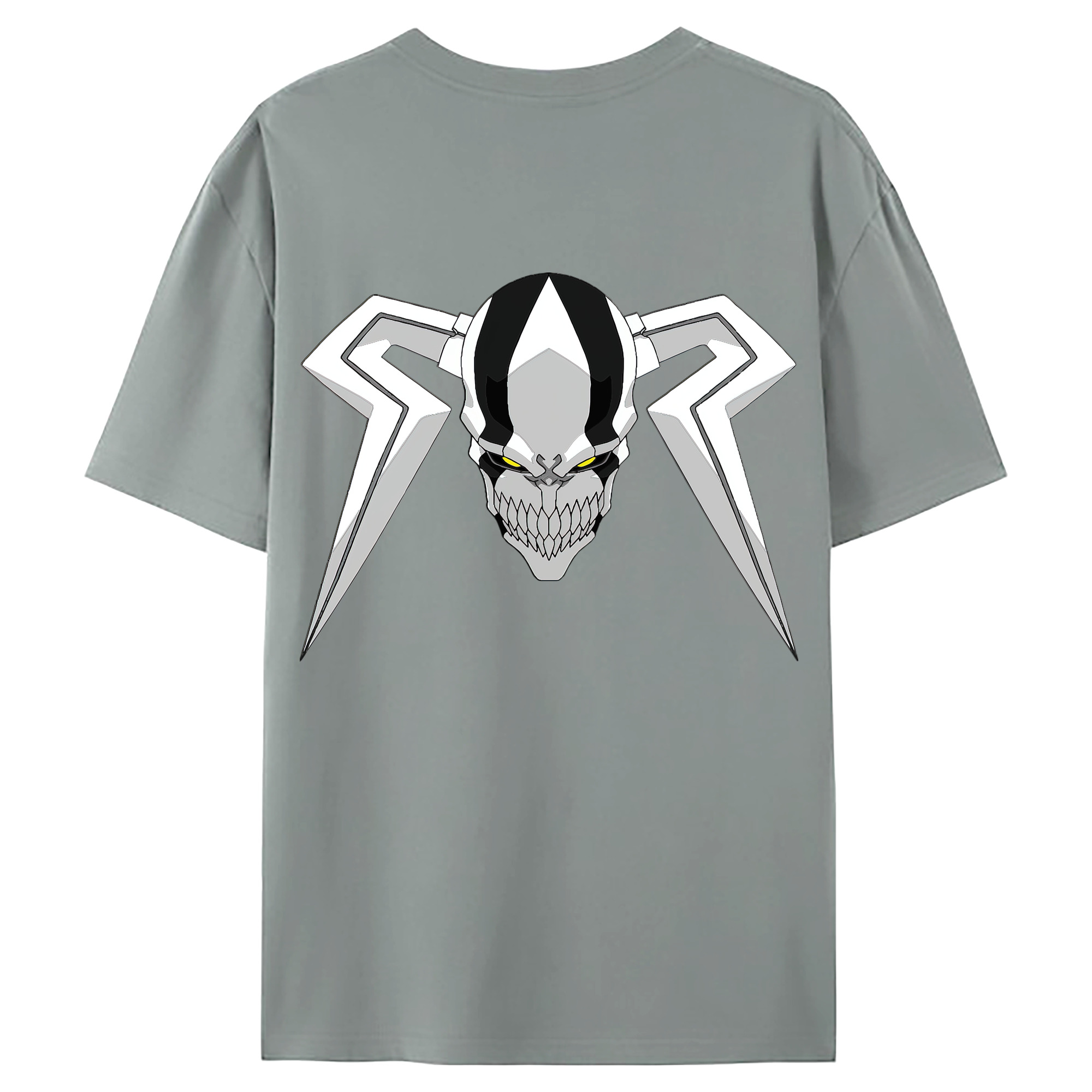 （画像用） ブリーチ 黒崎一護（くろさき いちご）BLEACH Kurosaki Ichigo 綿100％ メンズ半袖Tシャツ（バックプリント） 通気性